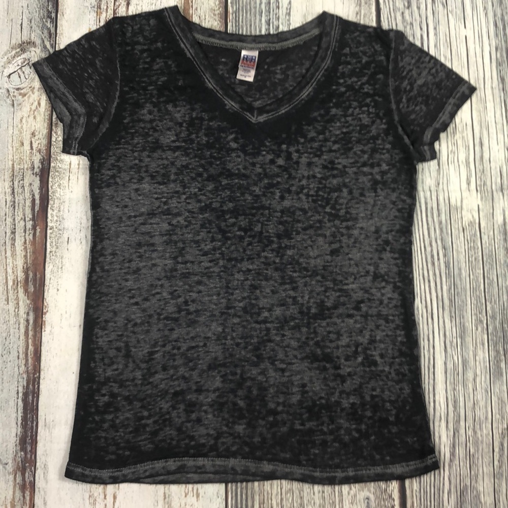 50/50 Royal Apparel Black T-Shirt Size M